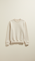 Wool Cream Base Layer Crewneck
