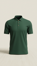 Pine Green Technical Polo